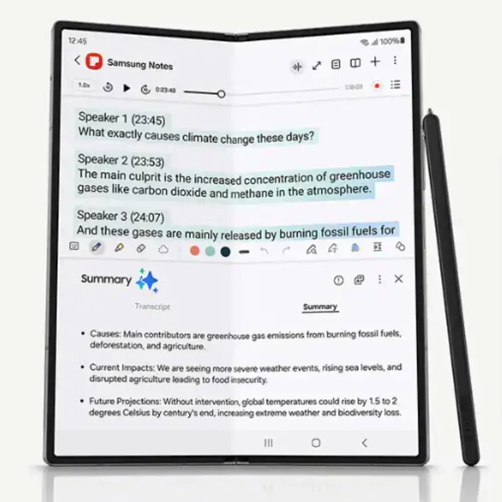 Samsung Galaxy Z Fold6 512 GB Silver Shadow SM-F956U New AT&T